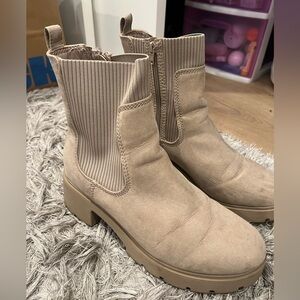 No Boundaries Tan Ankle Boots